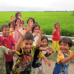 Children from Kid's Club