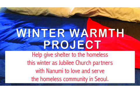 Homeless Winter Warmth Project 2017